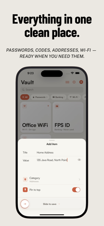 ClipVal — Vault